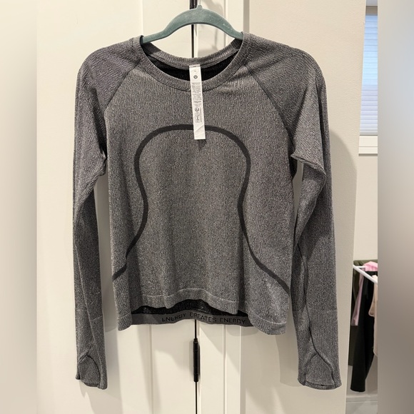 Lululemon Swiftly Tech Long-Sleeve Shirt 2.0 *Waist Length Size 10 - Picture 3 of 7